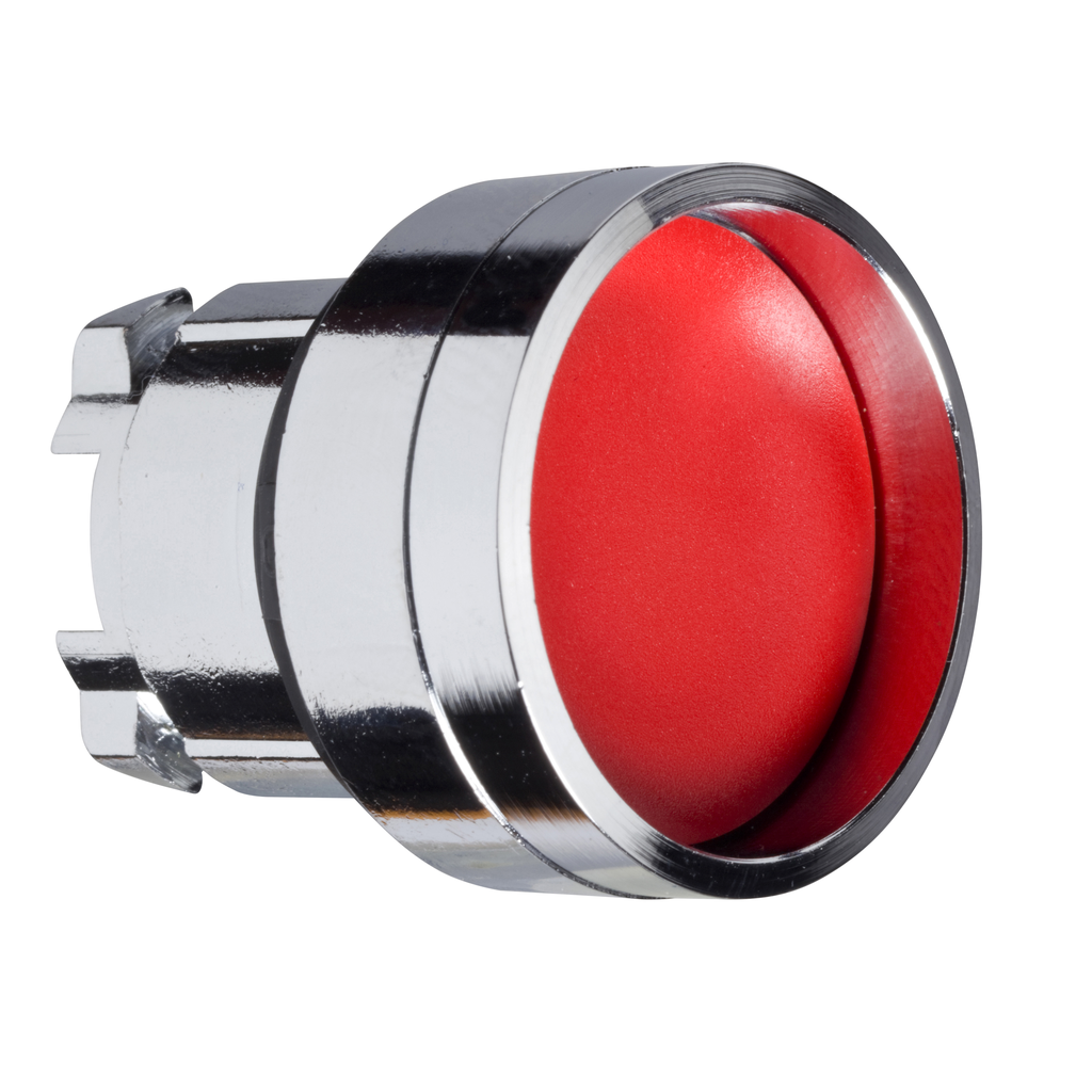 Harmony XB4 - tête bouton poussoir - encastré - collerette haute - Ø22 - rouge