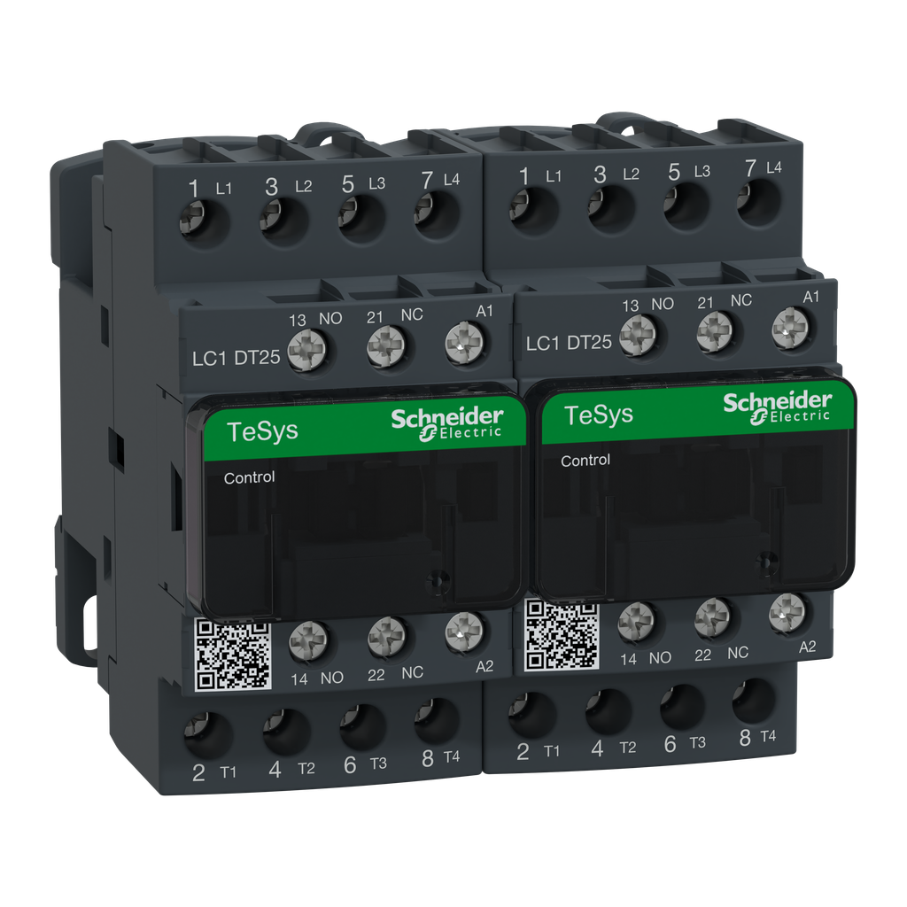 TeSys LC2D - contacteur inverseur - 4P - AC-1 440V - 25A - bobine 230Vca
