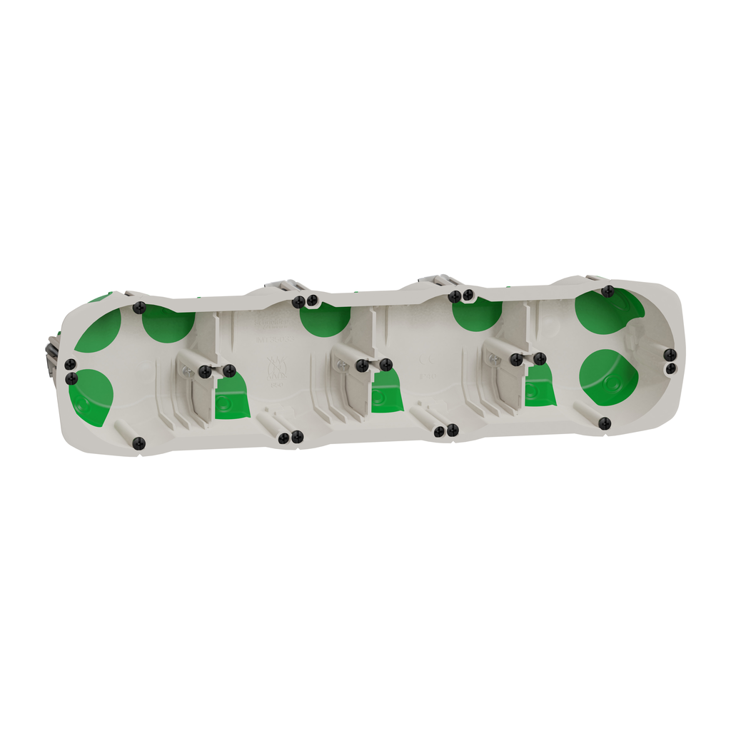 Multifix Air - boîte étanche 4 postes - Ø67mm - P47mm - entraxe 71mm