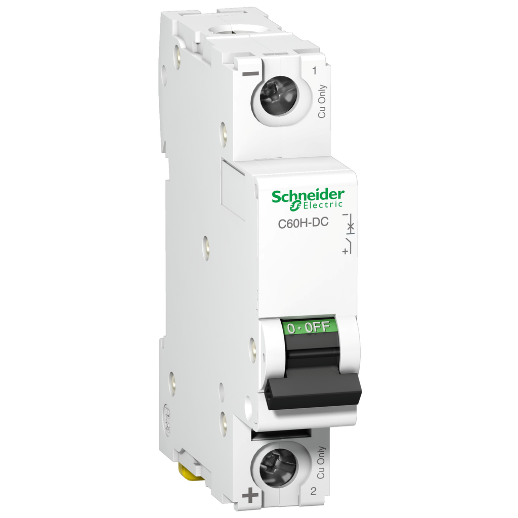 Acti9 C60H-DC - Disjoncteur modulaire - 1P - 2A - Courbe C