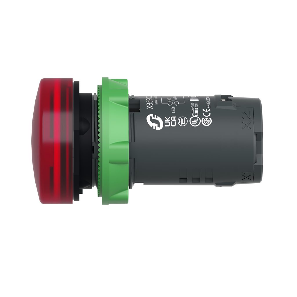 Harmony XB5 - voyant lumineux compact DEL - Ø22 - rouge - 24V - vis étrier