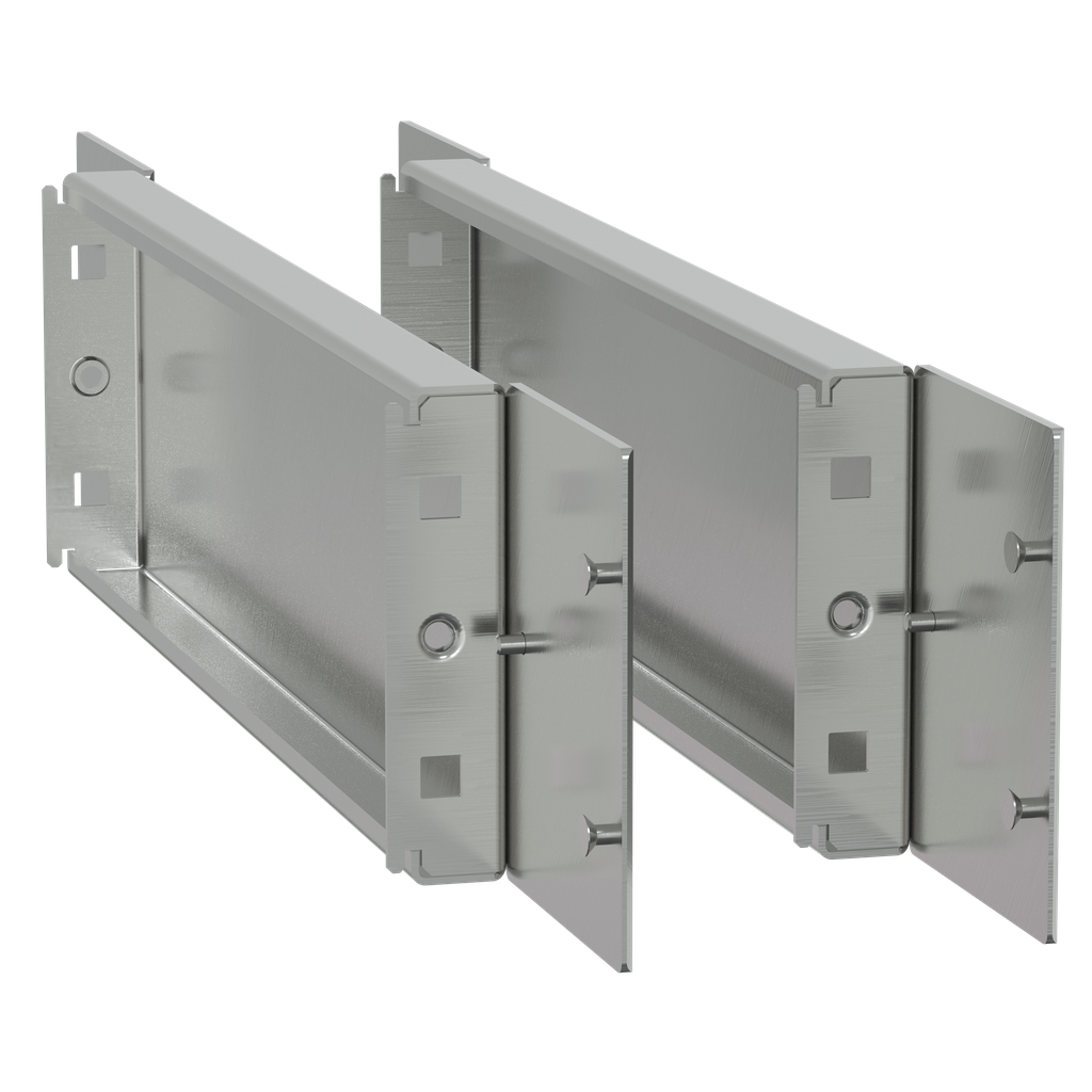 PanelSeT SFN Accessoires - jeu 2 pan. lat. - inox - 304L - arm SF-SM - 500x100mm