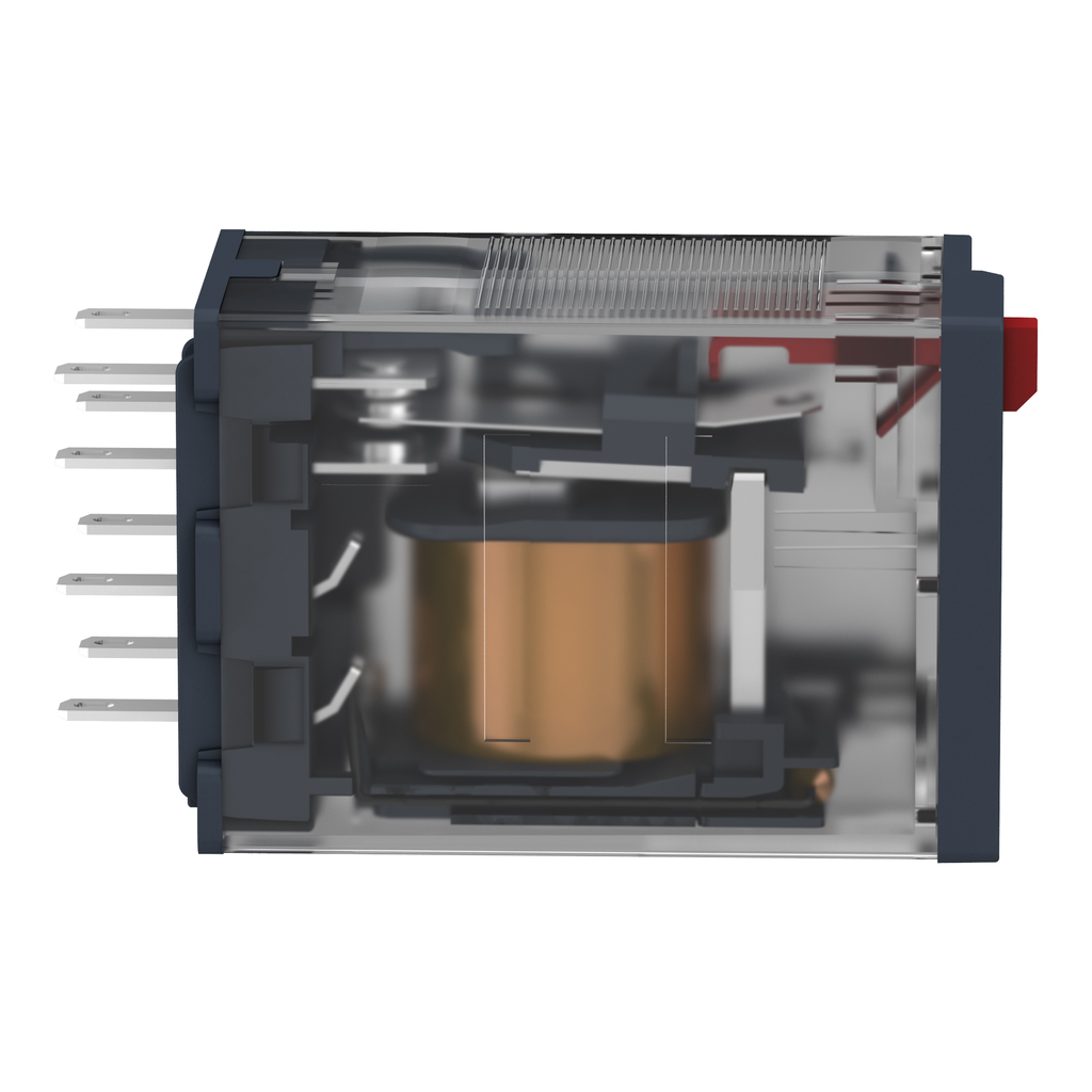 Harmony Relay RXM - relais miniature - embrochable - test - 4OF - 6A - 120VAC