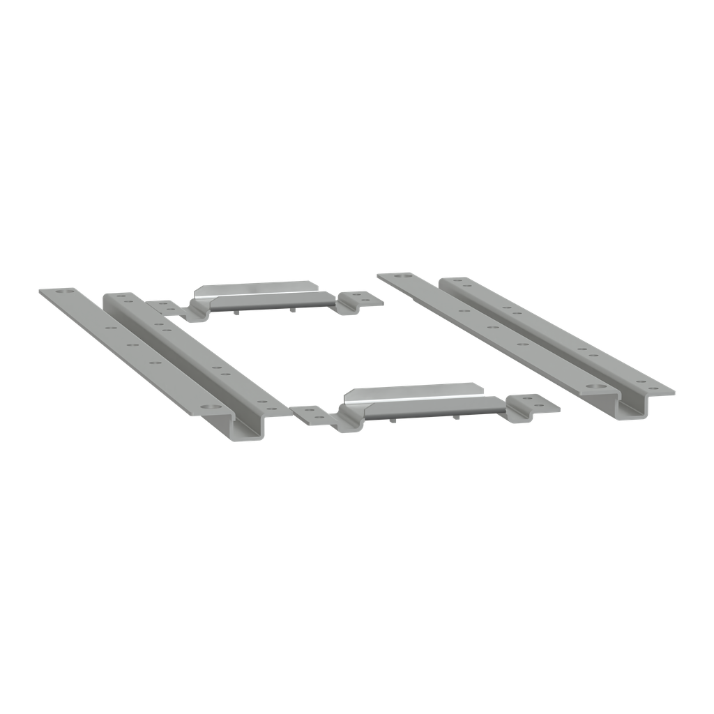 PanelSeT - Platines d'adaptation p/NSYDPLA6 pour armoires 2 portes - P620 mm