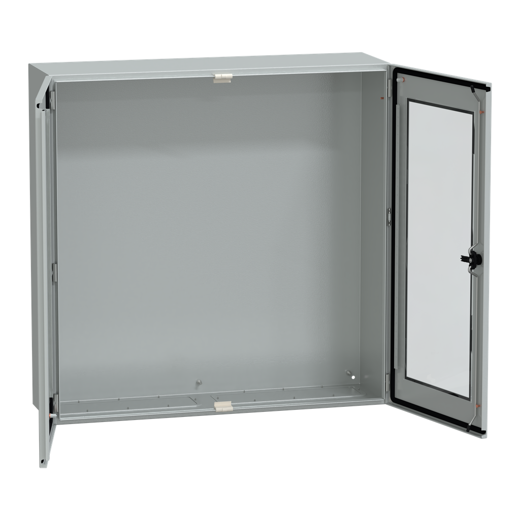 PanelSeT S3D - Enveloppe acier - H1200xL1000xP300 - 2 portes vitrées