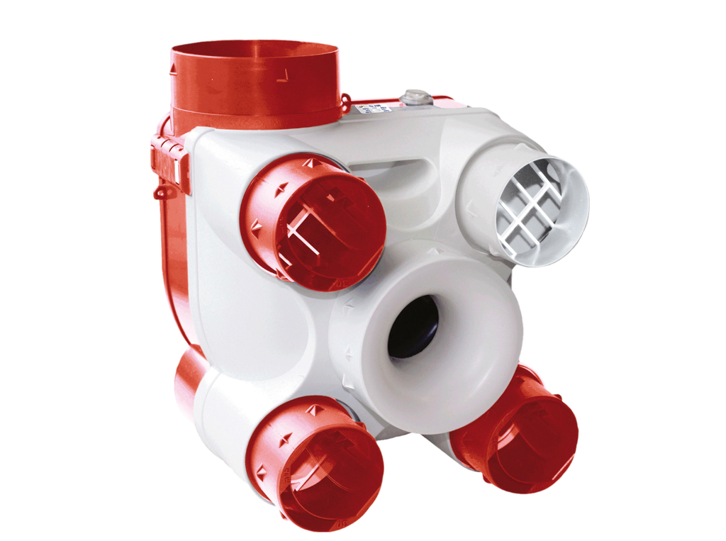 VMC à sondes thermo-hygrométriques pour l'habitat pavillonnaire jusqu'à 4 sanit.