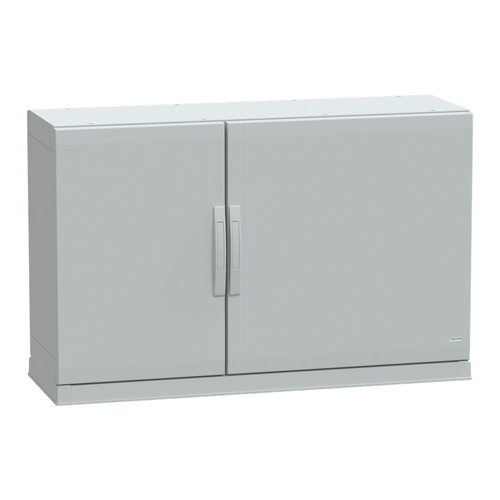 PanelSeT - Armoire polyester socle 750x1250x420 - IP54 Ral 7035