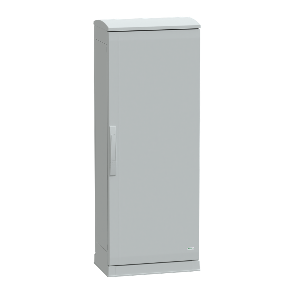 PanelSeT - Armoire polyester socle + toit 1250x500x320- IP44 Ral 7035