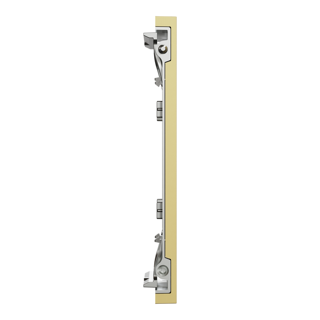 Odace Architecte - plaque de finition centrale - effet Laiton