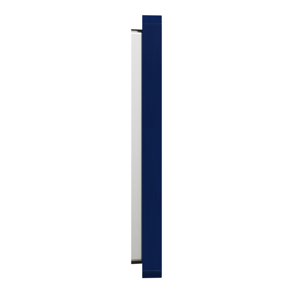 Odace Architecte - plaque de finition 1 poste - Bleu émaillé