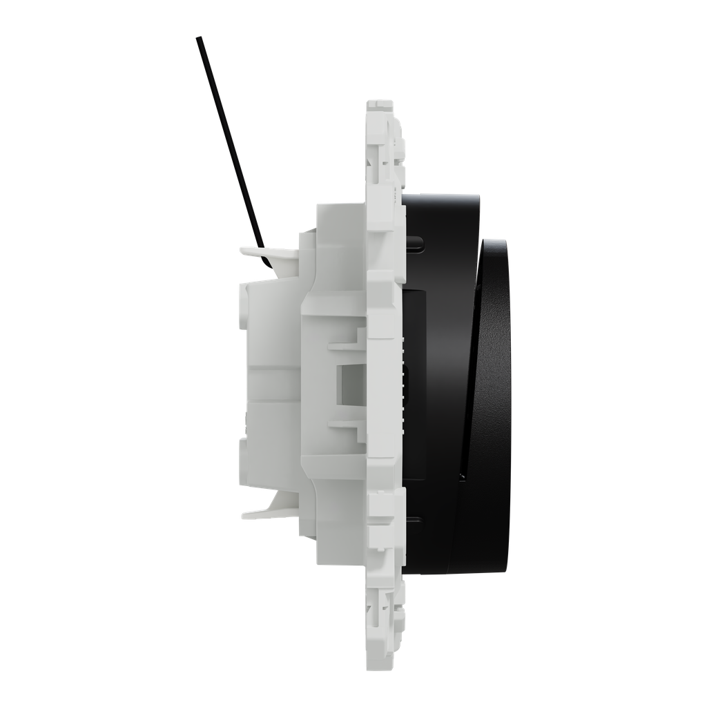 Odace - interrupteur à carte - LED localisation incluse - 10AX - noir onyx
