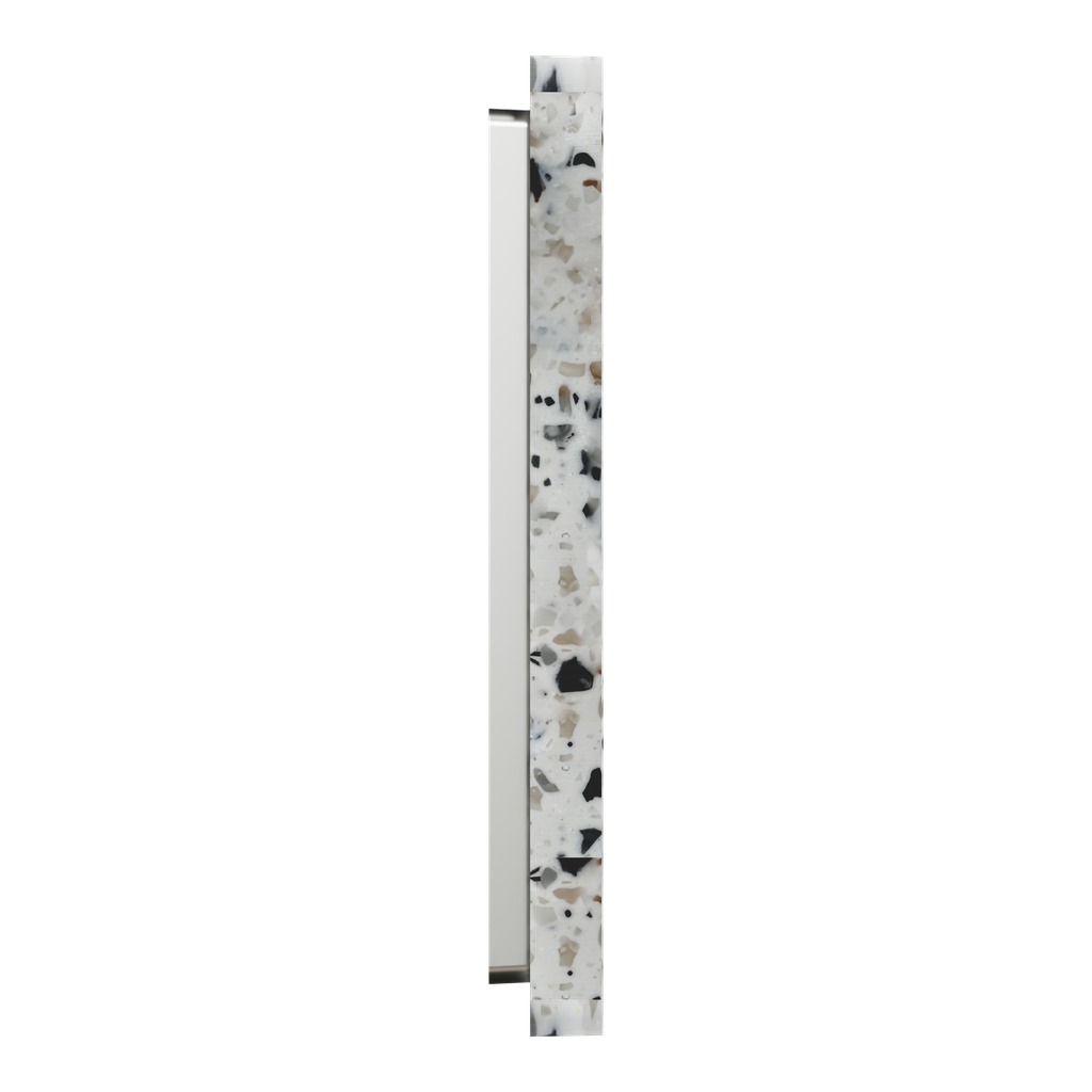 Odace Architecte - plaque de finition 1 poste - effet Terrazzo