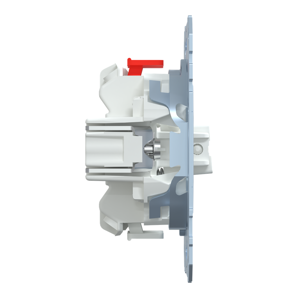 D-Life - bouton poussoir double - BP NO + BP NF - 10A - méca seul