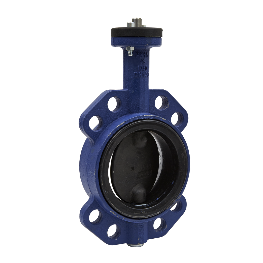 Vanne papillon disque acier inoxydable PN16 DN100 Kv760
