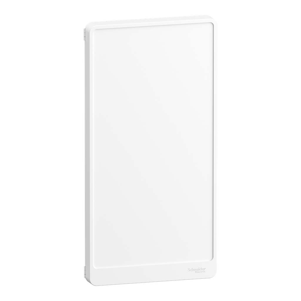 Resi9 - Porte Styl blanche (RAL 9003) pour coffret 3 rangées de 13 modules