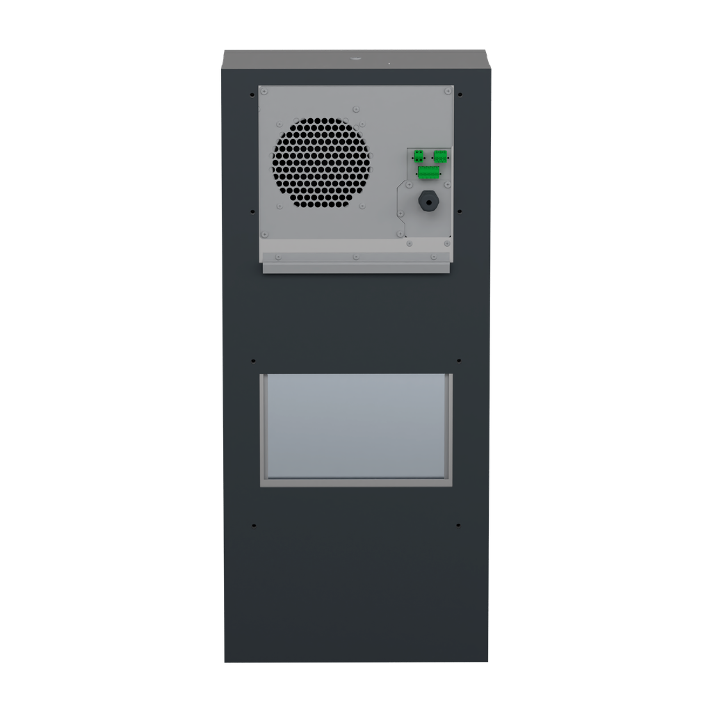 ClimaSys - Climatisation d'armoire - latérale - Inox - 1kW - 2poles -400/460V