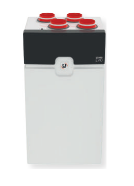 VMC double-flux DOMEO EVO très haut rendement 90% 225 m3/h cde radio+sonde hygro