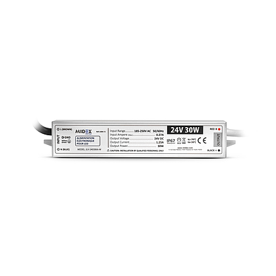 ALIM 24V DC LUMINEUX 30W IP67 5ANS