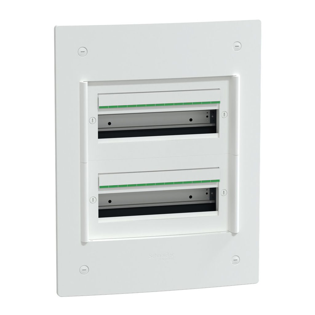 PrismaSeT XS - Coffret encastré 2 rangées 13 modules - sans porte