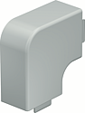 Angle plat 40x60mm Chlorure de polyvinyle blanc pur RAL 9010