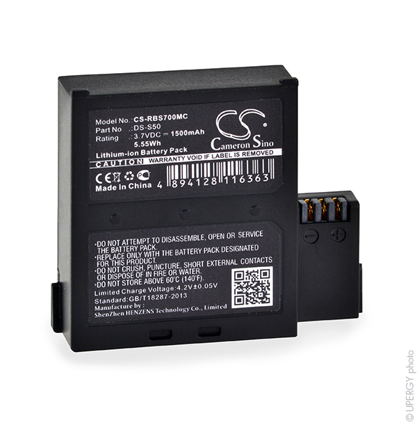 Batterie(s) Batterie appareil photo - caméra 3.7V 1500mAh