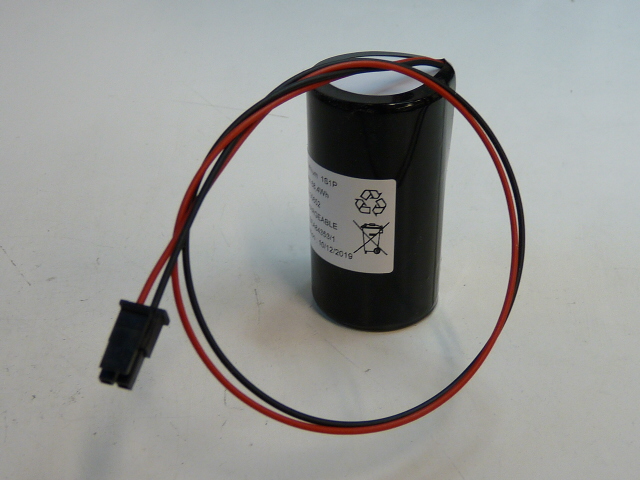 Pack(s) Batterie lithium 1x ER34615  D  1S1P ST1 3.6V 19Ah Molex