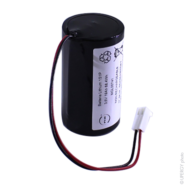 Pack(s) Batterie lithium 1x ER34615H D 1S1P ST1 3.6V 19Ah Molex