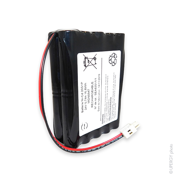 Pack(s) Batterie portes automatiques 20x AA 20S1P ST5 24V 700mAh Wago 2.5
