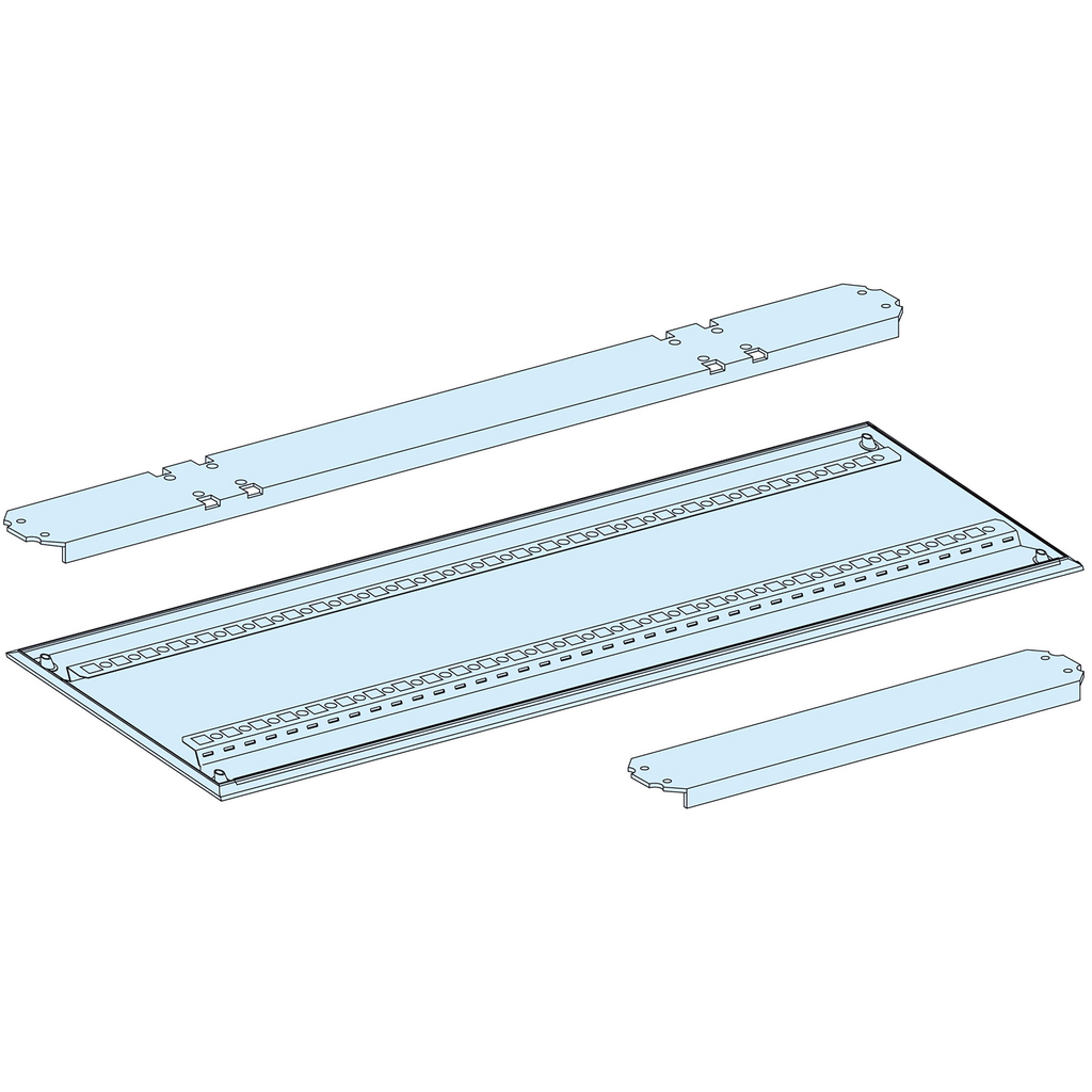 PrismaSeT G  - Fond coffret extension L600 - IP55 - 23M - RAL9003