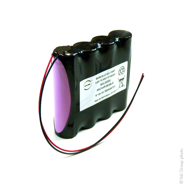Pack(s) Batterie Li-Ion 4x18650 1S4P ST1 3.6V 10.4Ah F150
