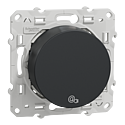 Odace - prise RJ45 CPL - anthracite - compatible standard HPAV - 200Mbp/s