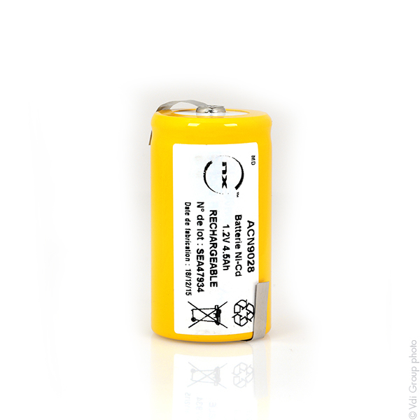 Accumulateur(s) Accu NiCd D. 1.2V 4500mAh HBL