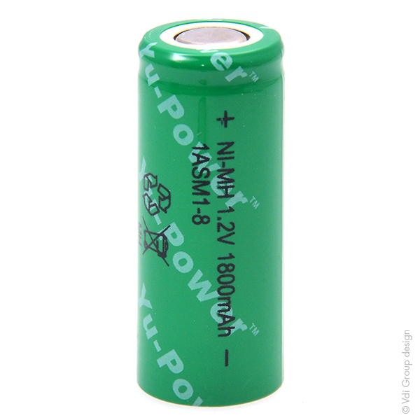 Accumulateur(s) Accus Nimh industriels 4/5A 1ASM1-8 1.2V 1800mAh FT