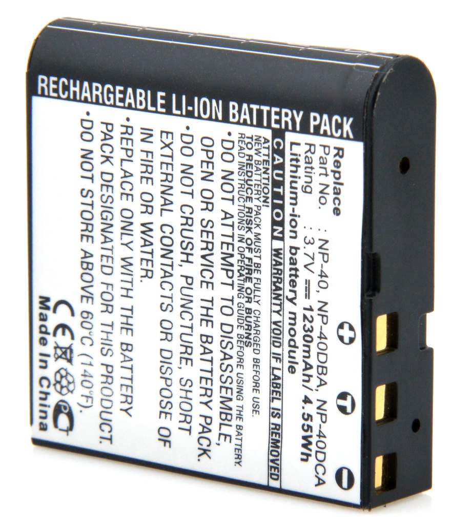 Batterie(s) Batterie appareil photo - caméra 3.7V 1100mAh