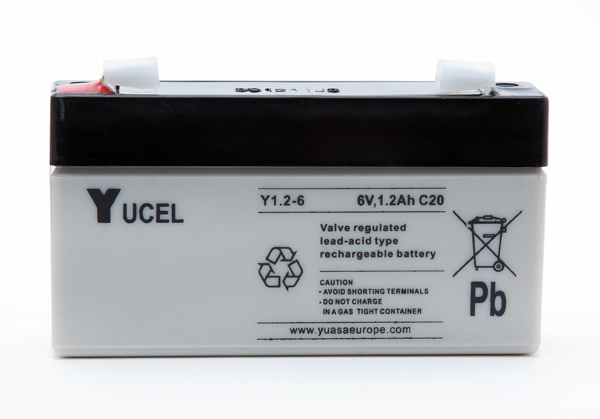 Batterie(s) Batterie plomb AGM YUCEL Y1.2-6 FR 6V 1.2Ah F4.8