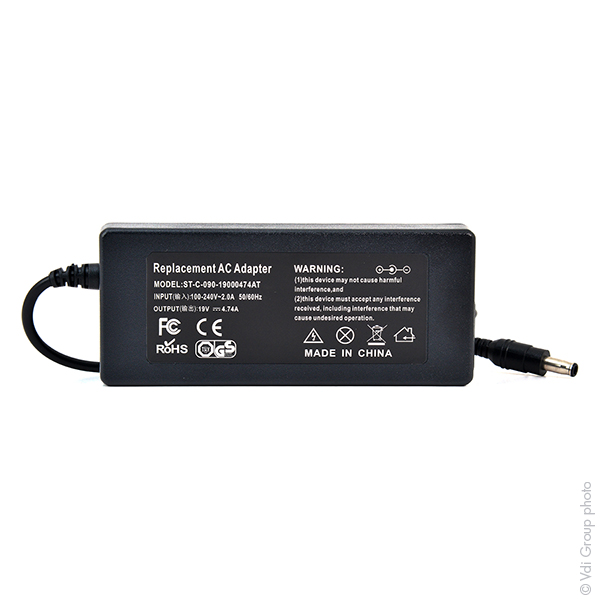 Unité(s) Alimentation compatible ordinateur portable Samsung 19V 90W