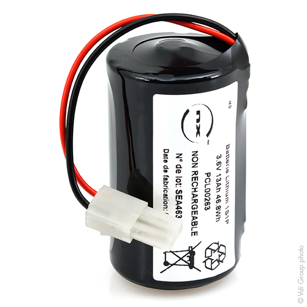 Pile(s) Pile lithium LSH20 D 3.6V 13Ah Tamiya