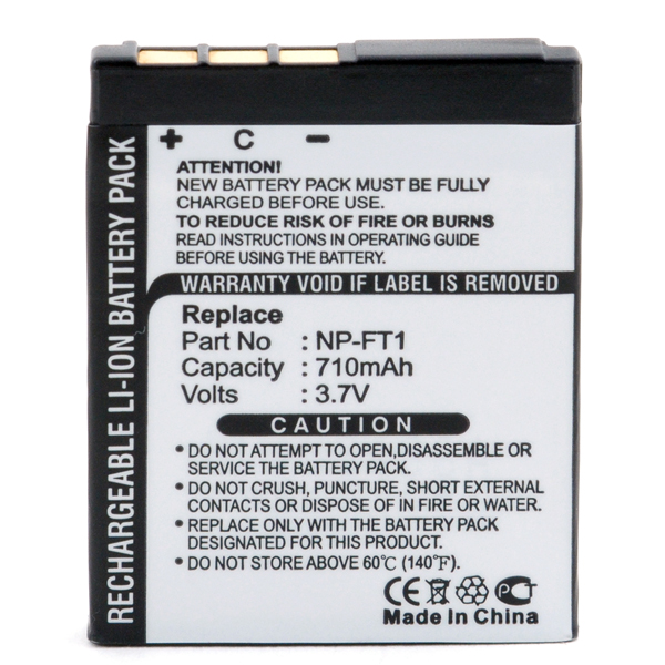 Batterie(s) Batterie appareil photo - caméra 3.7V 710mAh
