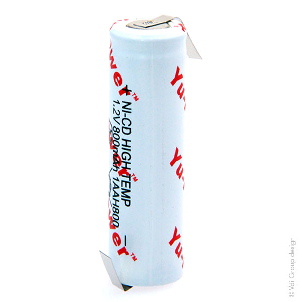 Unité(s) Accu NiCd AA 1AA800HT HT 1.2V 800mAh HBL