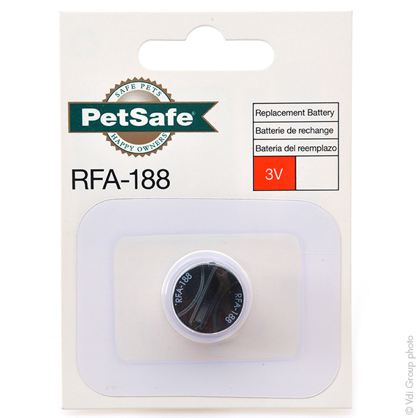 Blister(s) x 1 Batterie collier pour chien RFA-188 3V 160mAh