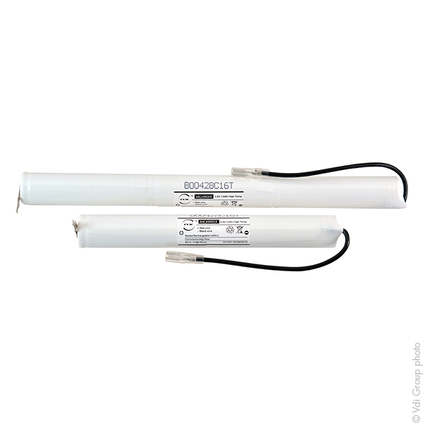 Batterie(s) Batterie eclairage secours 2x18700 + 3x18700  ST4 + Faston 2.8mm 6V
