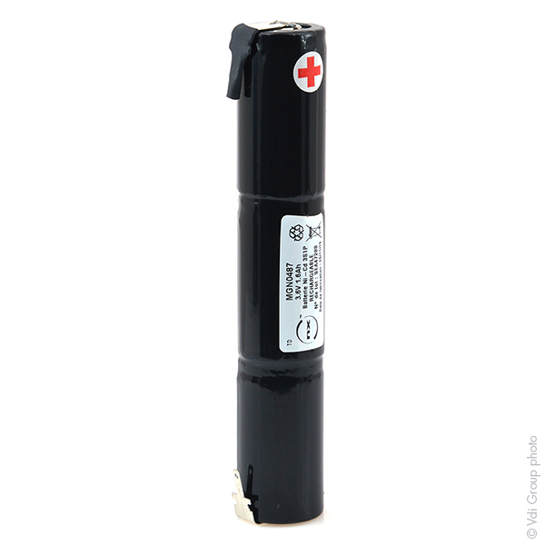 Unité(s) Batterie eclairage secours 3x SC VNT 3S1P ST4 3.6V 1600mAh Faston 2.8mm