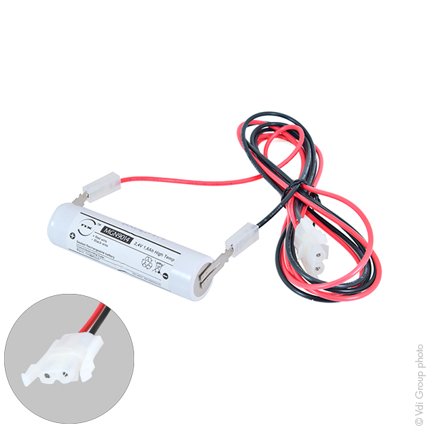 Batterie(s) Batterie eclairage secours 2xSC ST4 + AMP 2.4V 1.6Ah