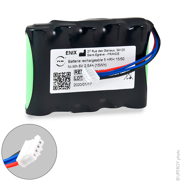 Pack(s) Batterie médicale rechargeable SAP AGILIA de Fresen 6V 2500mAh JST