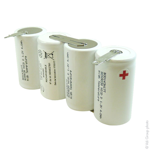 Batterie(s) Batterie Nicd 4x D HT 4S1P ST1 4.8V 4Ah Cosse