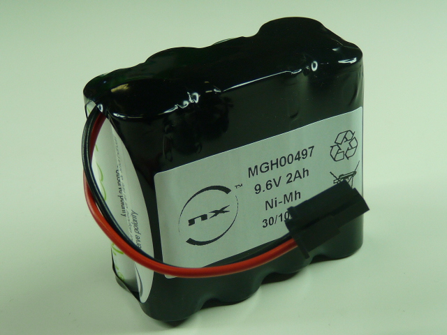 Pack(s) Batterie Nimh 8x AA NX 8S1P ST2 9.6V 2Ah molex