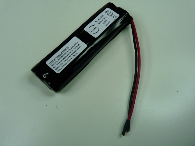 Pack(s) Batterie Nimh 4x AA 4S1P ST5 4.8V 2500mAh Fils