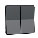 Mureva Styl - Bouton poussoir volets roulants - composable - IP55 - IK07 - gris