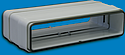 Manchon droit à joints, rectangulaire 55x110 mm/circulaire D 100 mm gamme TUBPLA