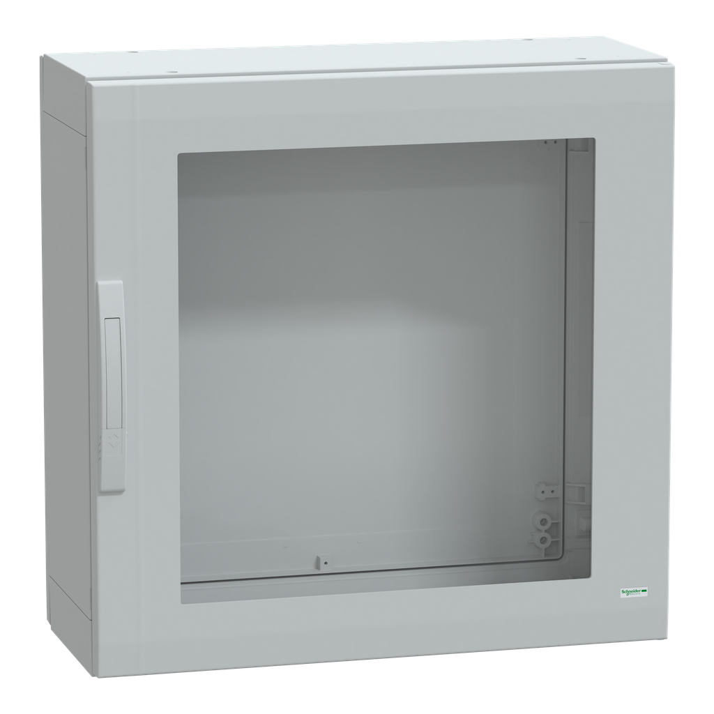 PanelSeT - Armoire polyester 750x750x320 - IP65 - vitrée Ral 7035